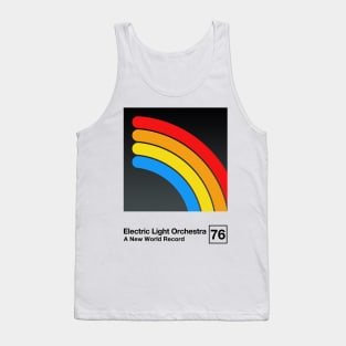 A New World Record / Minimalist Style Graphic Poster Design Tank Top